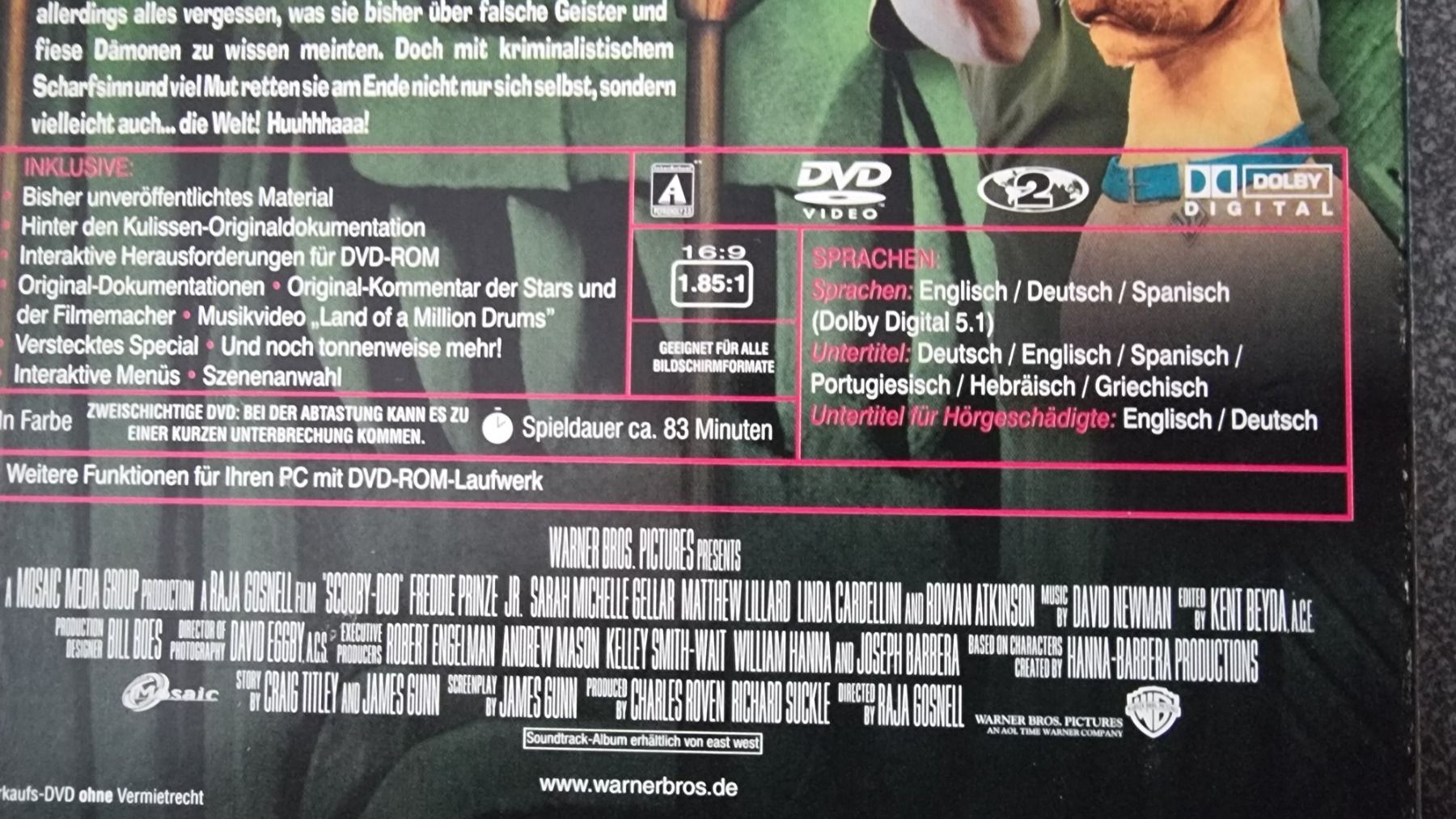 Alle DVDs: DVD Scooby-Doo – Gebraucht aus Oetwil am See von fineli2 1