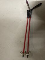 Alte Skistöcke für Kinder rot, ca. 61cm, Winterspass!