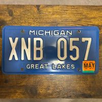 🇺🇸 U.S. Autoschild - Michigan XNB 057 - ORIGINAL