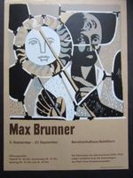 Max Brunner Serigraphie PLAKAT