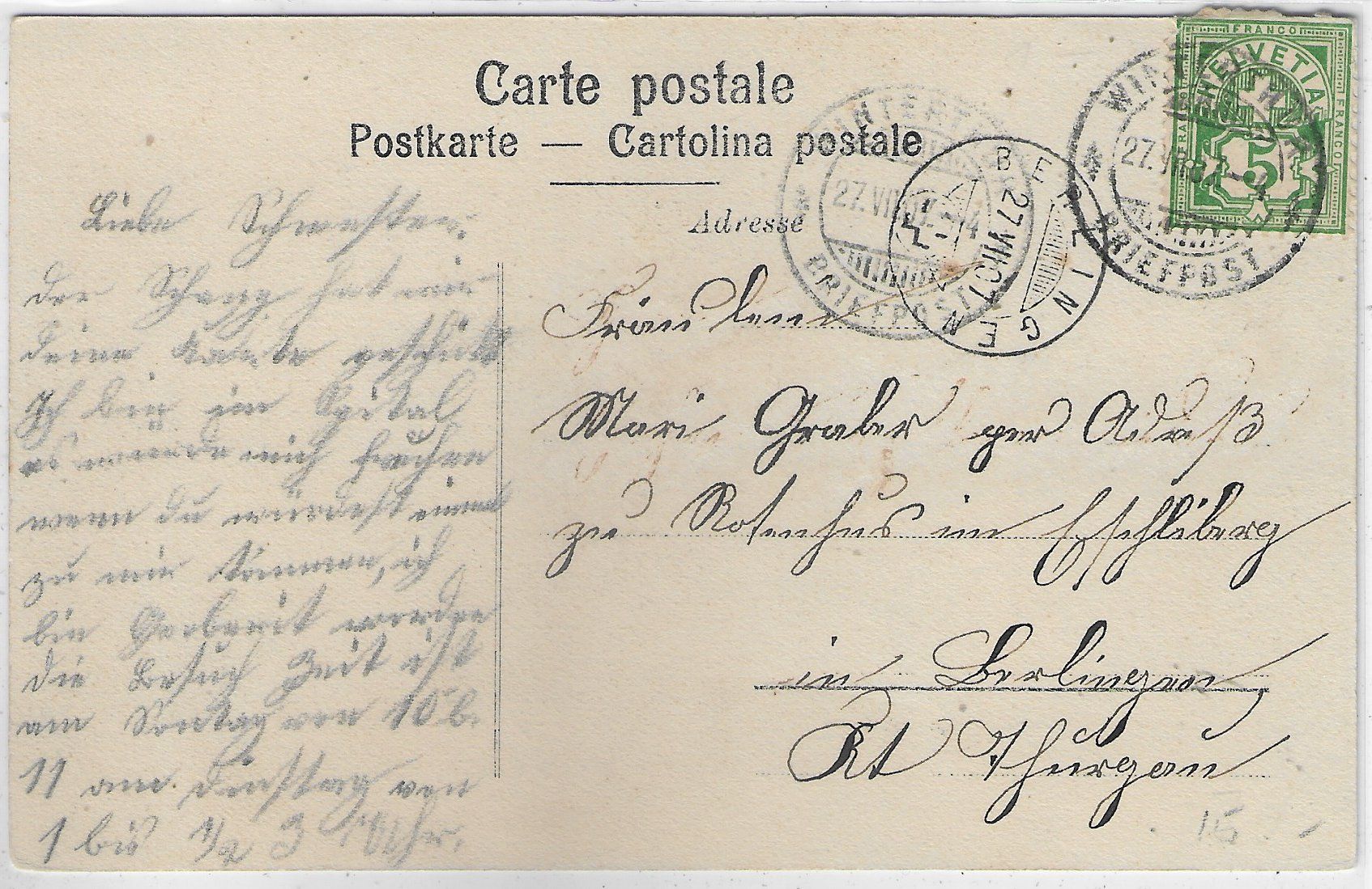 Cartoline postali: Winterthur - Kantonsspital - Kinder - coloriert – Usato da Ettingen venduto da Kartenplanet 1