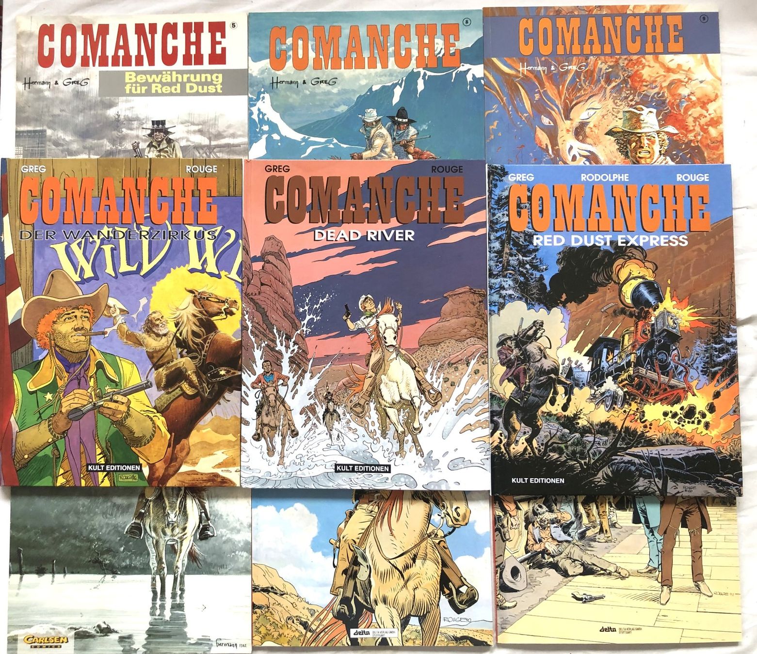 Fumetti: COMANCHE - Comic Sammlung - Nr.5/8-15 - Erstauflagen – Usato da Schaffhausen venduto da durruti