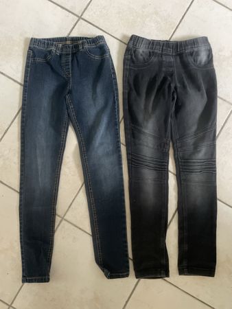 2 stretch Jeans Hosen Mädchen Gr. 152, sehr guter Zustand