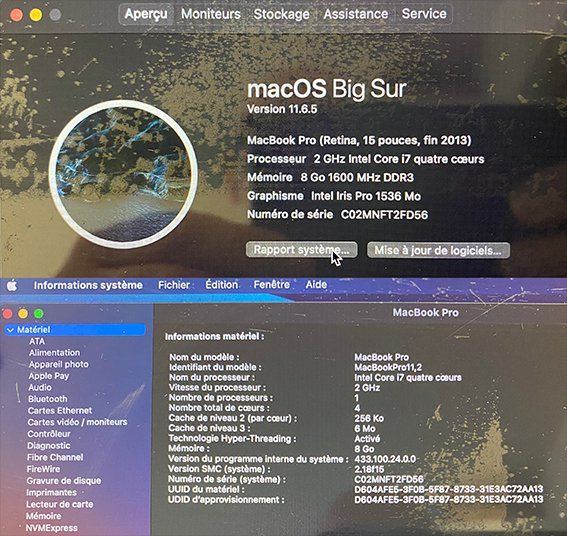 Apple PC: Mac book Pro 15.4/2.0GHZ/8GB/256GB / FLASH 2014 – Usato da Belmont_lausanne venduto da FollowMe 3