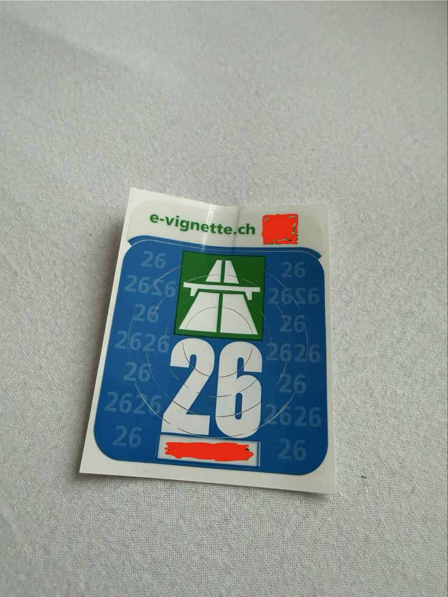 Vignettes Autoroutières: Autobahnvignette 2026 sticker e-vignette.ch neu – Neuf avec emballage d'origine à Rain par bbone-b