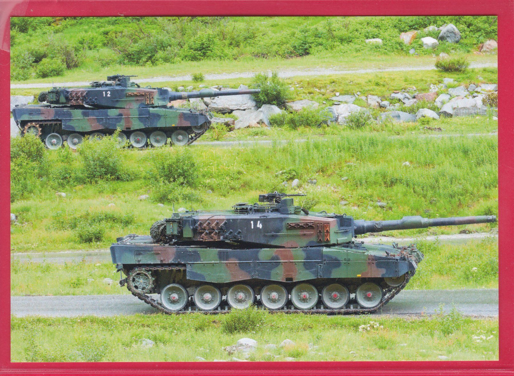 Cartoline postali: PANZER 87, LEOPARD – Usato da Oberrieden venduto da Gebirgsstelze