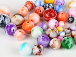 100 SCHÖNE PERLEN - BASTELN - 8mm