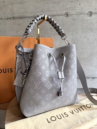 LOUIS VUITTON Mahina Muria Gris Souris Sac Tasche FULLSET