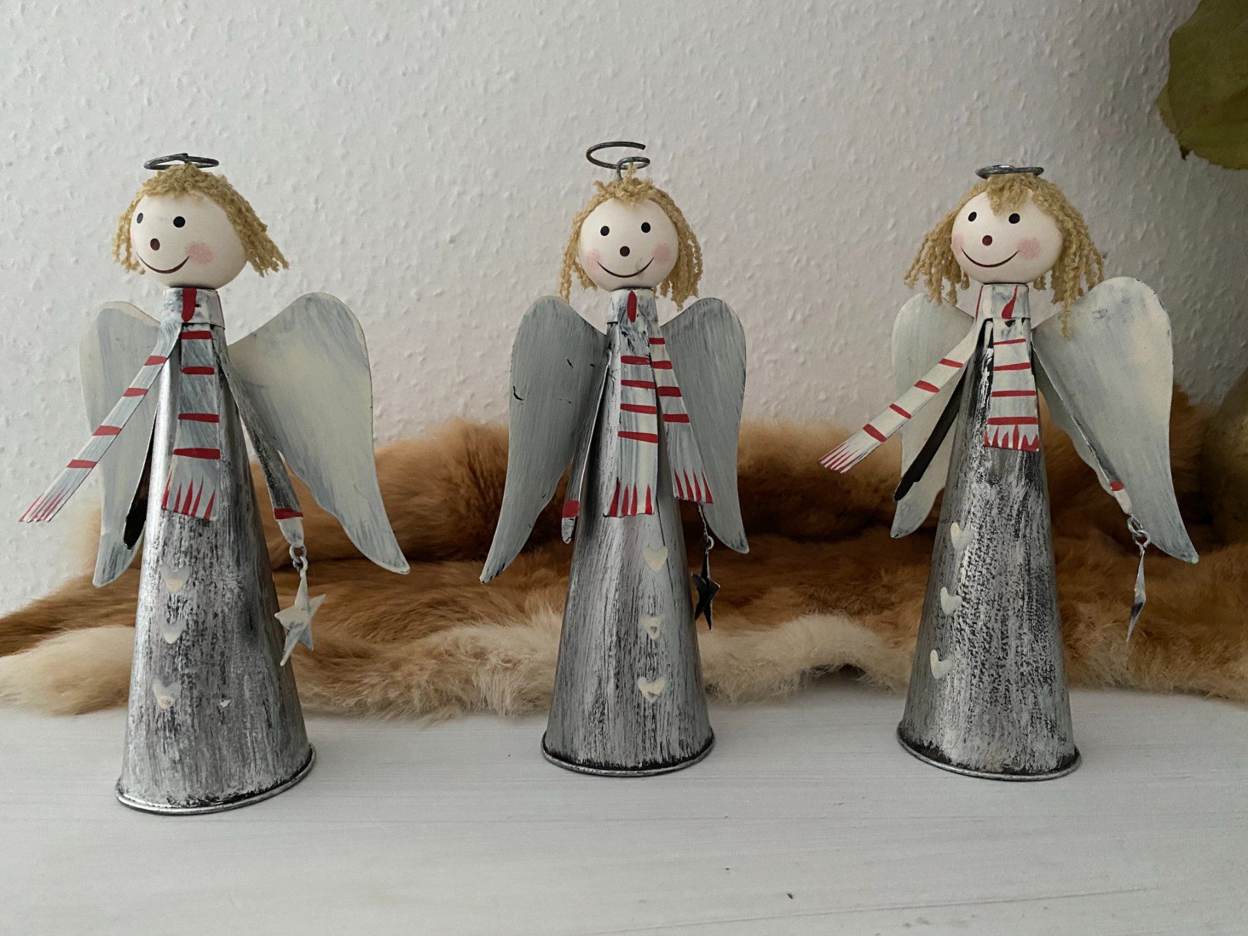 Tutte le decorazioni: Metallengel, 3 Stück – Nuovo e nell'imballaggio originale da Stetten SH venduto da bijoux18 5