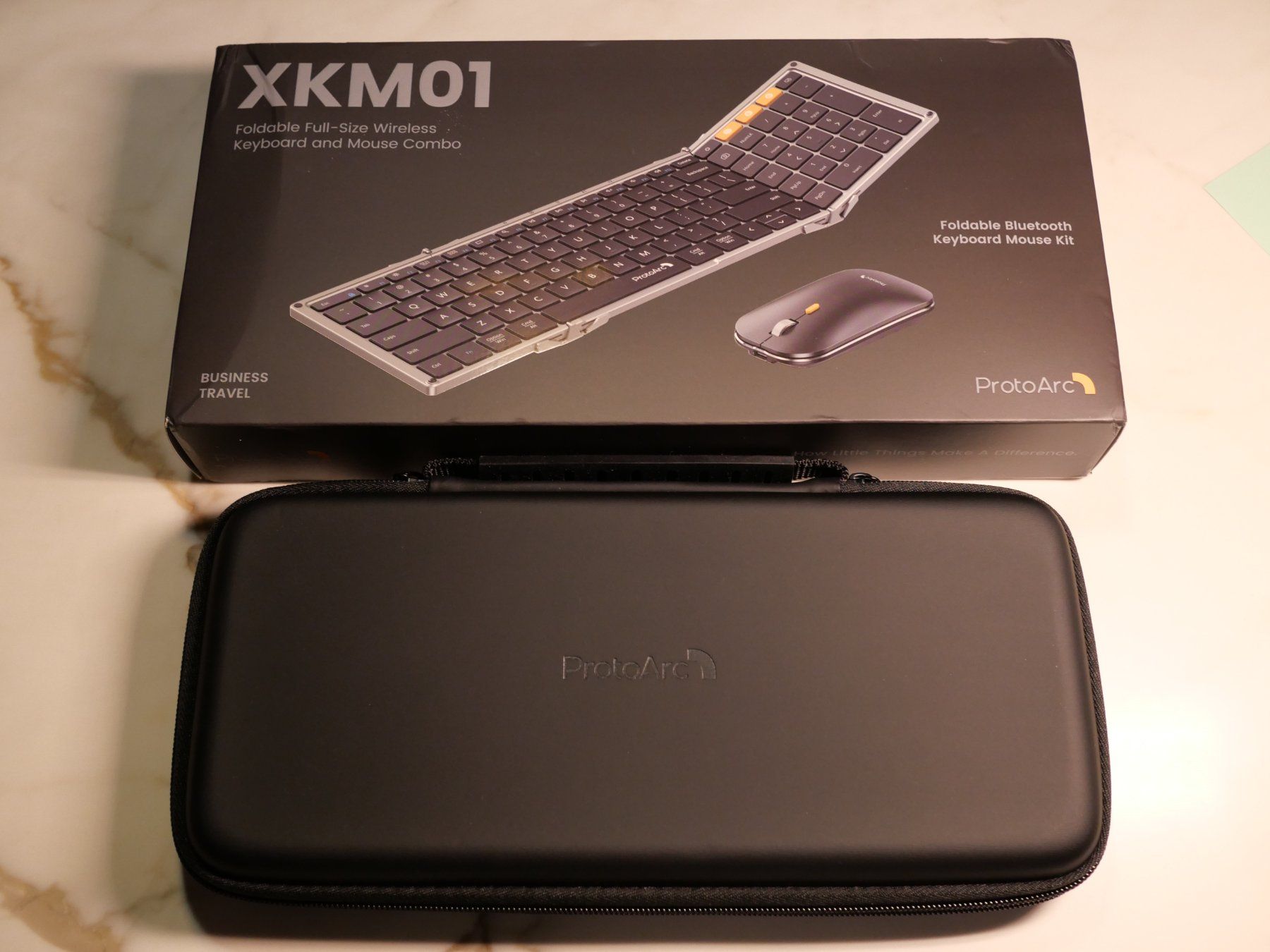 Tastiere: XKM01 Foldable Bluetooth Keyboard and Mouse Combo – Nuovo (secondo la descrizione) da Fällanden venduto da gnyslb