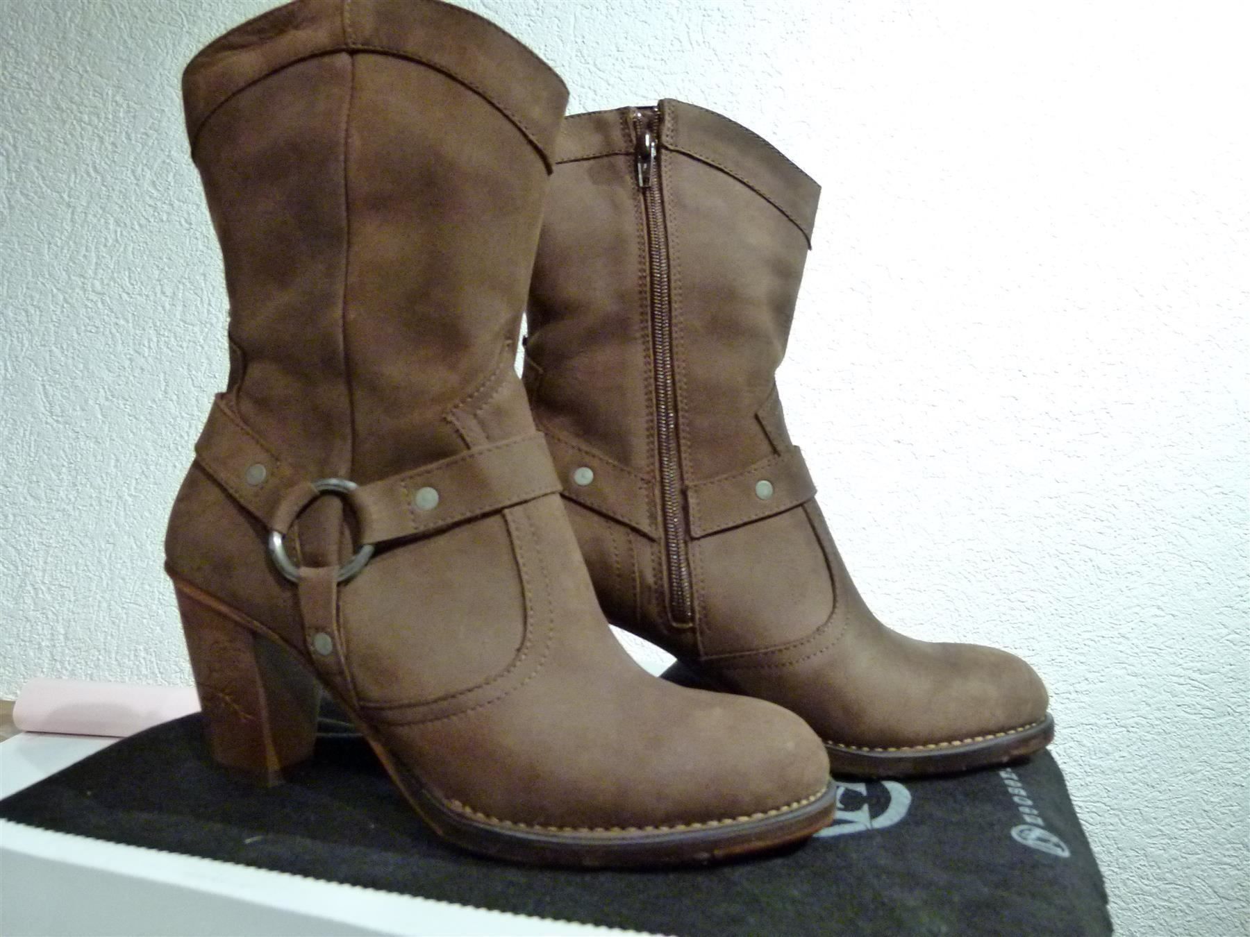 Neosens Scarpe da donna: Neosens Leder Stiefel Gr. 40 Lp,259_Fr. – Nuovo (secondo la descrizione) da Uerkheim venduto da Justi.y