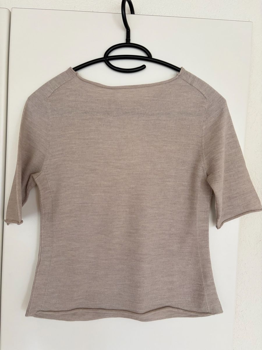 Pulls & Sweat-shirts: Damen Pullover 100% Wolle beige kurzarm Gr.S – D'occasion à Wädenswil par Iana32 2