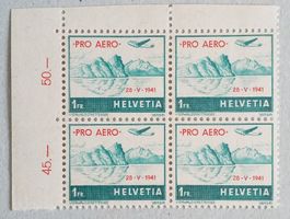 2400) F35A1, Abart ver. Aufdruck postfrisch  Kt. 800.-