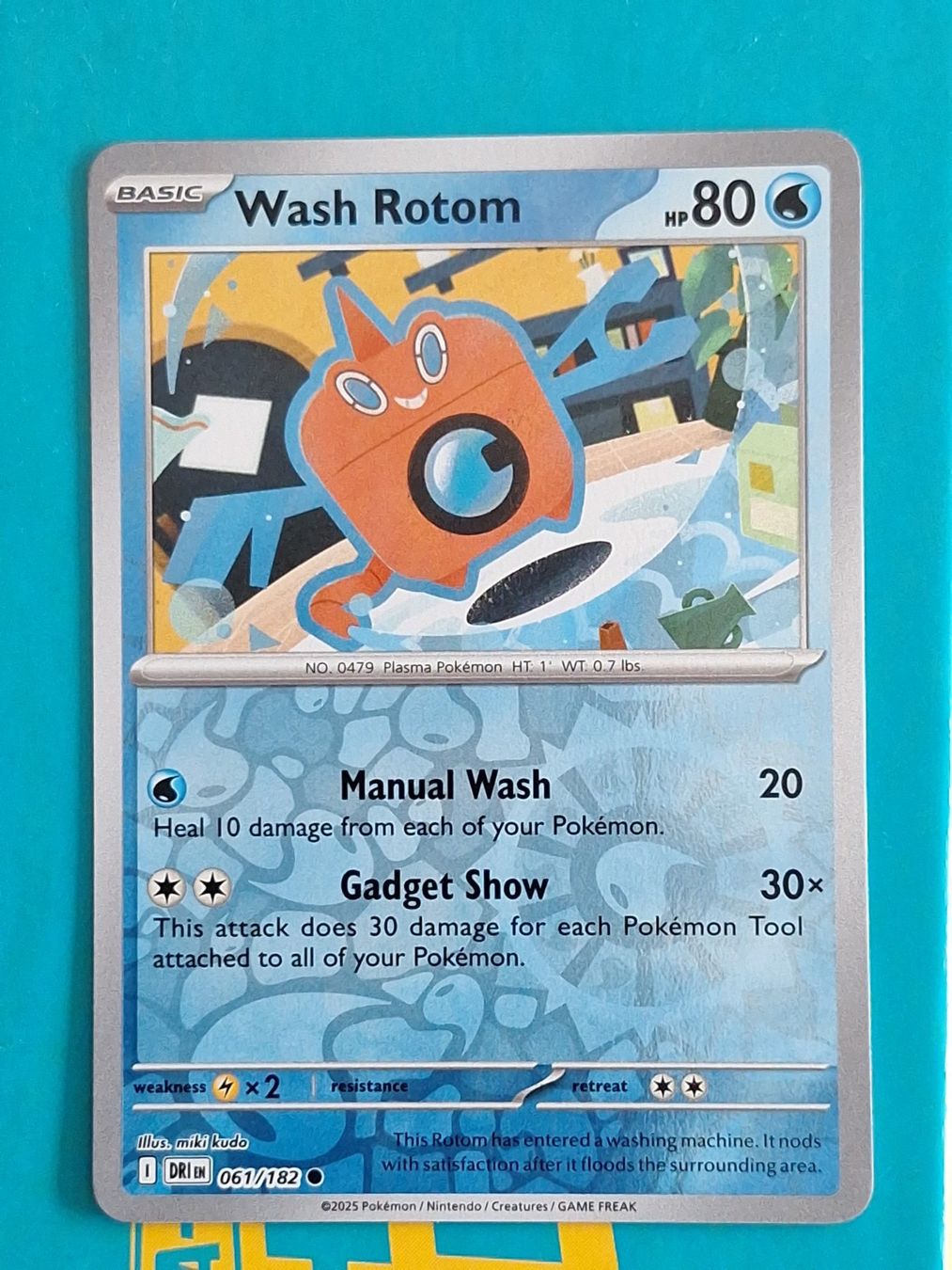 Pokémon Sammelbilder & Trading cards: Wash Rotom - Reverse Holo Destined Rivals #1.9 – Gebraucht aus Altstätten SG von GGsGameshop
