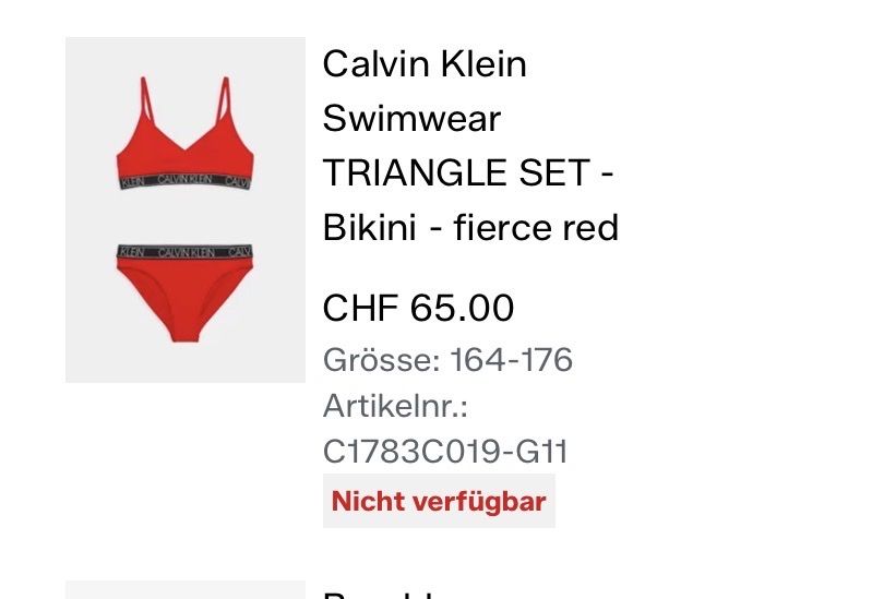 Calvin Klein Costumi da bagno & Bikini: Calvin Klein Bikini Set – Nuovo (secondo la descrizione) da Stäfa venduto da lin_r529 1