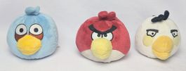 3x Angry Birds - Plüsch Figur - Plüschtier - Kuscheltier