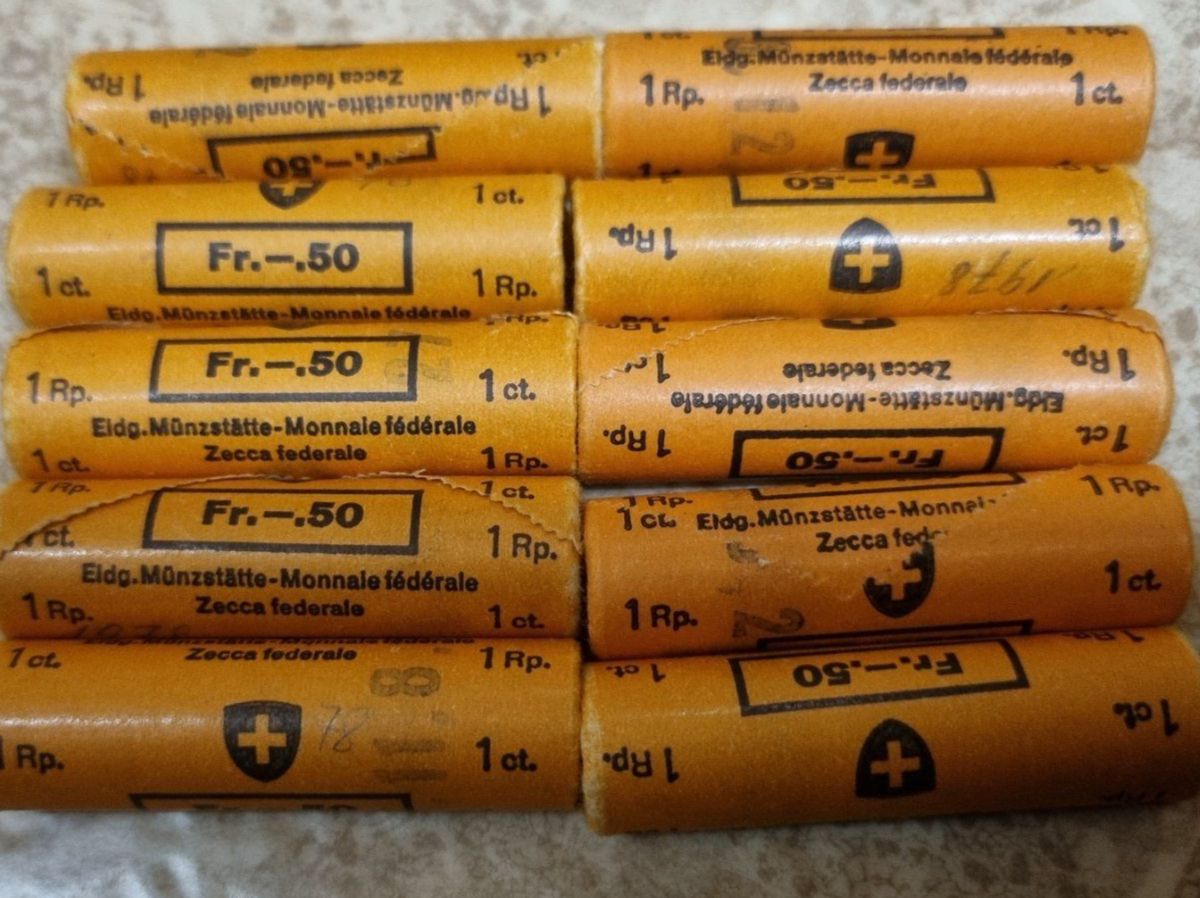 Tutti le monete: 10 Rollen 1 Räppler 1978 – Usato da Mels venduto da Goldenfalcon