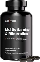 Multivitamine & Mineralien – 120 Kapseln Tagesbedarf