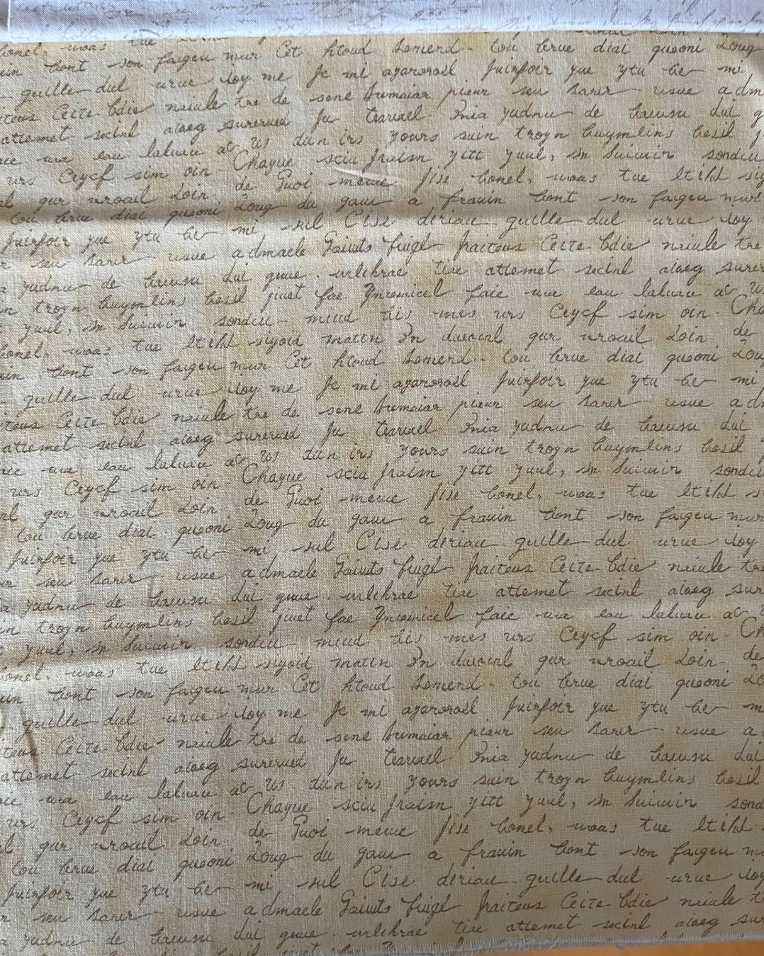 Tissus: Patchworkstoffe Schrift Baumwollstoffe – D'occasion à Lützelflüh-Goldb par Fresu8 3