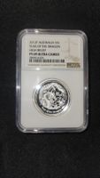 Australia Dragon 2012 Proof High Relief PF69 NGC 1 oz Silber