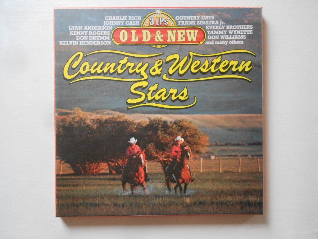 Schallplatten: COUNTRY & WESTERN STARS  -  3 LPs OLD & NEW – Gebraucht aus Bex von Giorgiob