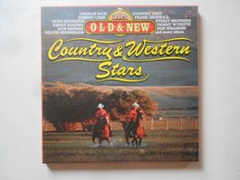 COUNTRY & WESTERN STARS  -  3 LPs OLD & NEW