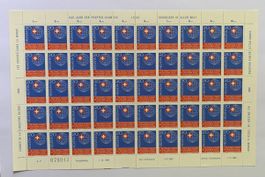 Helvetia 1966 - ein Bogen mit 50 Marken **