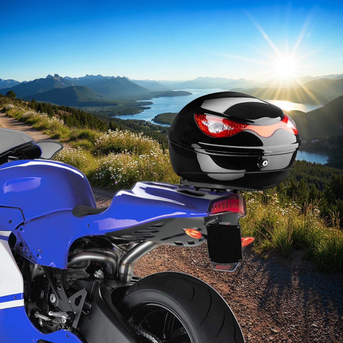 TecTake Topcase: Motorradkoffer Sergej – Nuovo (secondo la descrizione) da Murten venduto da Roland.Kemmer.AG 3