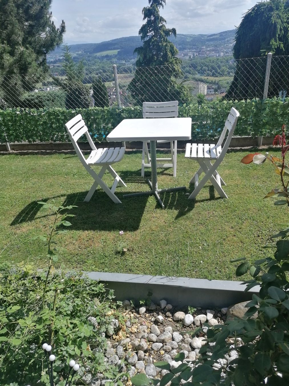 Set di tavolo e panche: Gartentisch mit Stühlen – Usato da Geroldswil venduto da carcan1707