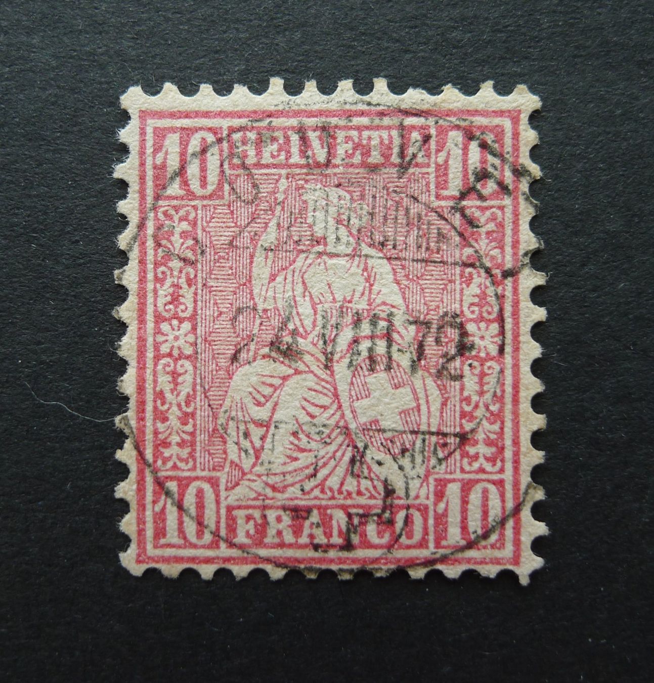 Tutti i francobolli: Nr. 38 mit Vollstempel COUVET NE – Usato da Ebikon venduto da SilvioFreund