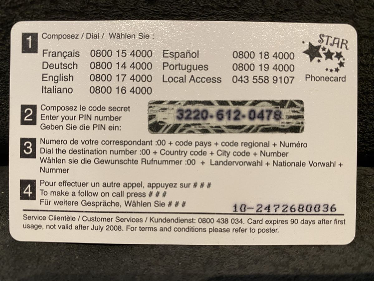 Schede telefoniche: Carte – Usato da Lausanne venduto da babacard10 1