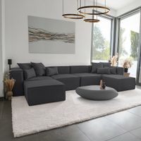 21559 - Modulares Sofa VANES XXL - Anthrazit Couch