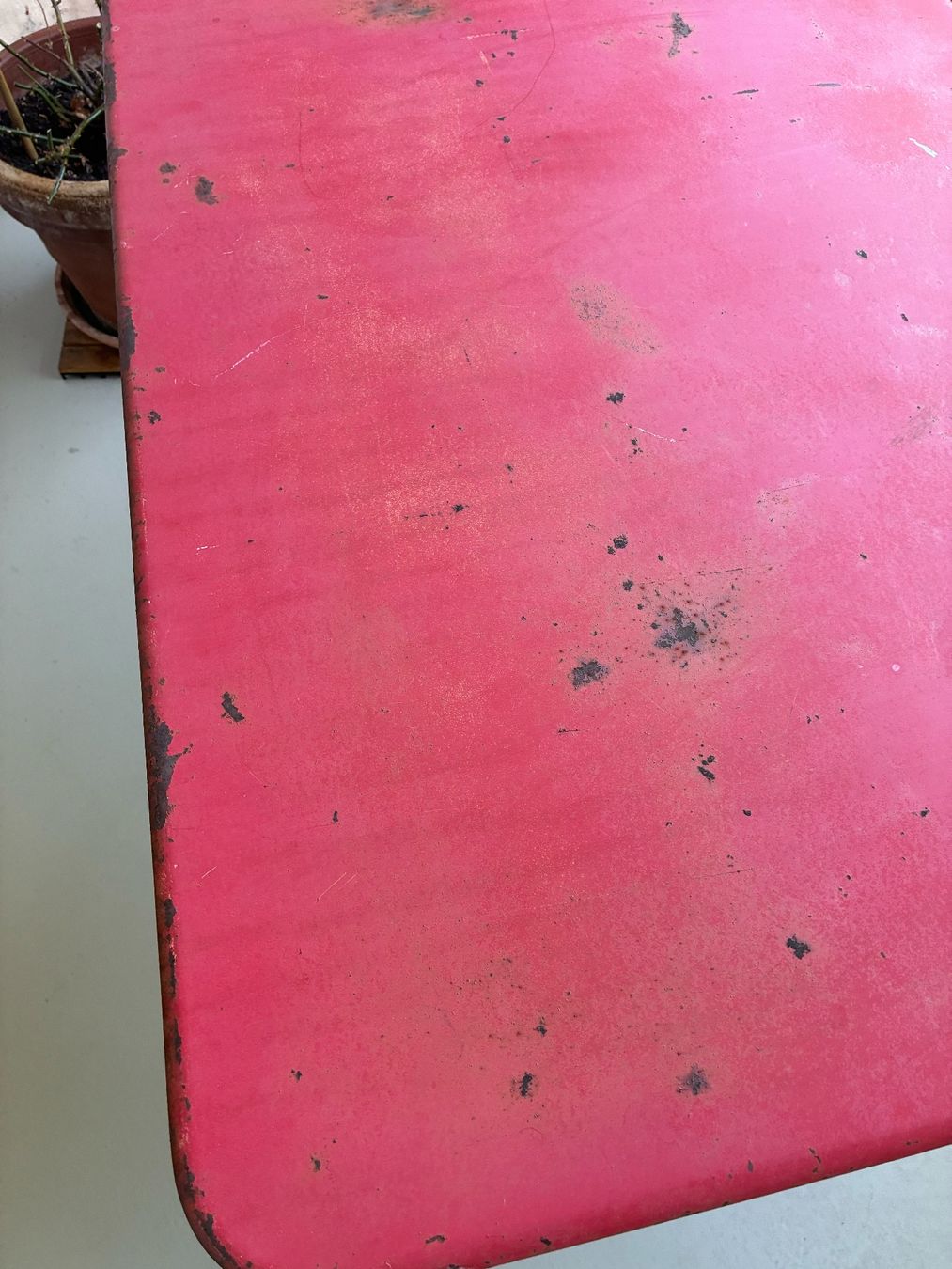 Bigla Tavoli: Biglia Gartentisch rot klappbar vintage – Usato da zürich venduto da heinrich55 2