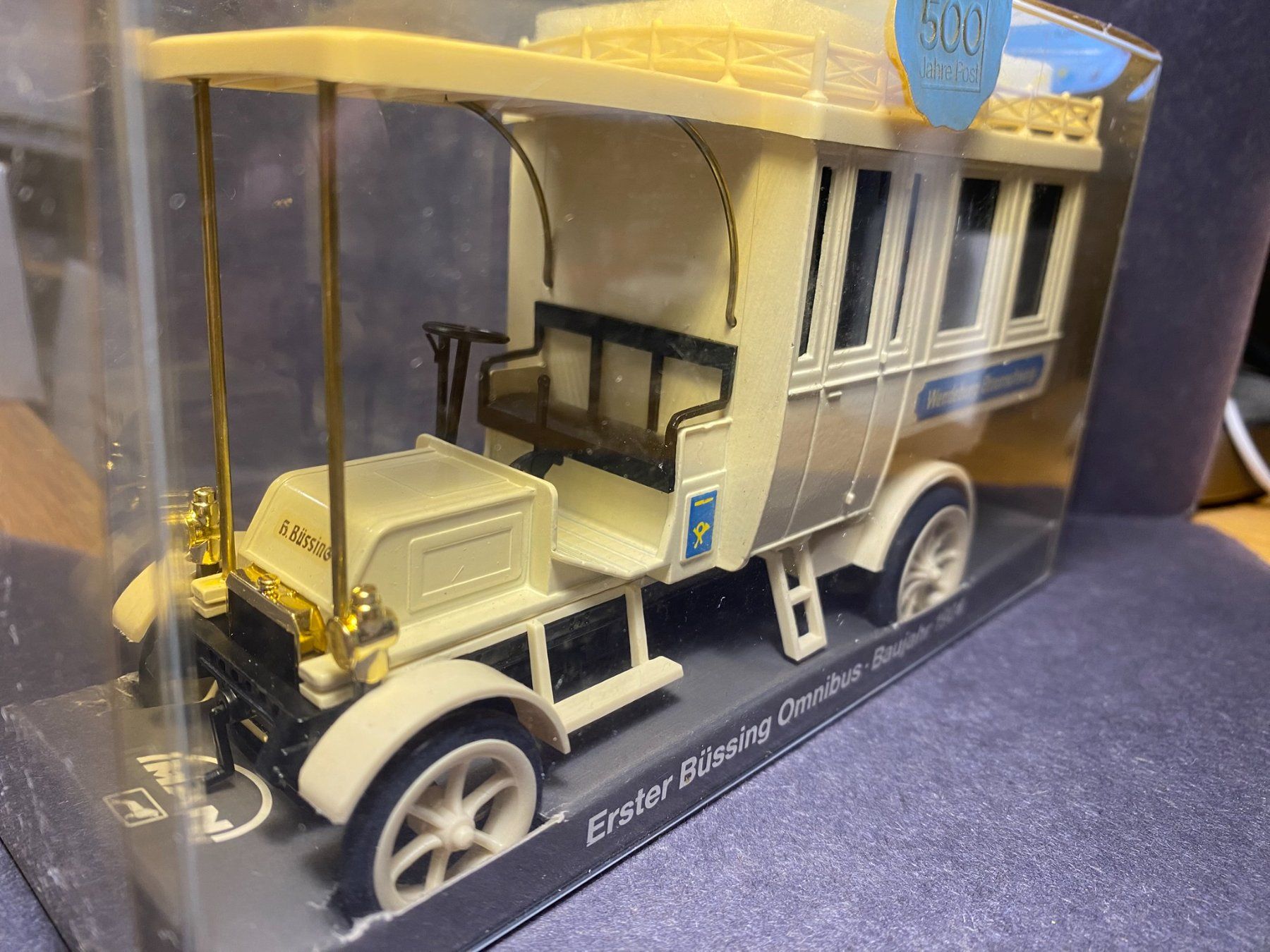 Giocattoli: Büssing Omnibus 1904 Post Wendeburg-Braunschweig Cursor OVP – Nuovo e nell'imballaggio originale da Spiez venduto da Maerggi 2