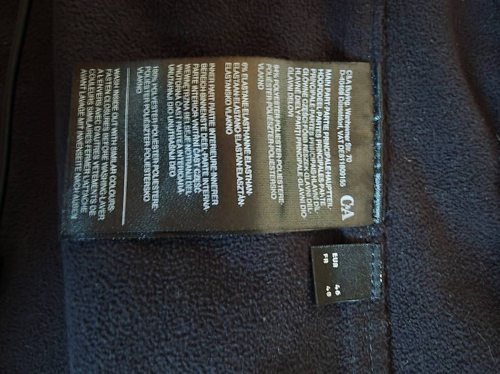 Giacche: C&A Softshelljacke 46 Winddicht Regenjacke Schwarz – Usato da Einsiedeln venduto da nat_5tfl 8