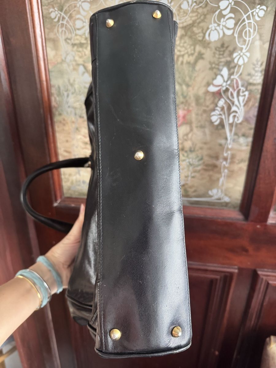 Borse: Vintage Leder Locher Tasche Ledertasche – Usato da Obfelden venduto da cesarina10 9