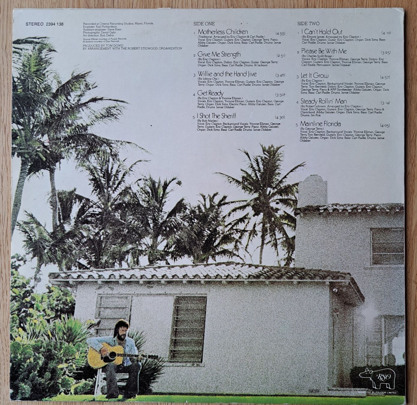 Schallplatten: Eric Clapton - 461 Ocean Boulevard – Gebraucht aus Meggen von  1