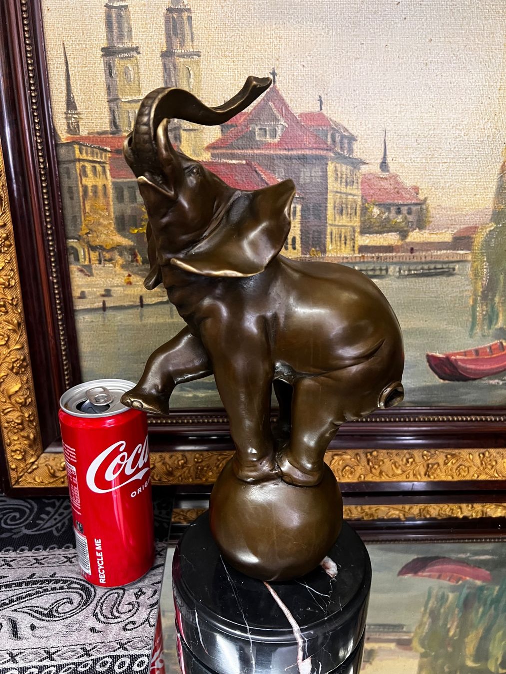 Sculture & Statue: Massive Elefant Bronzefigur Top Qualitativ – Usato da Oberengstringen venduto da Cici7
