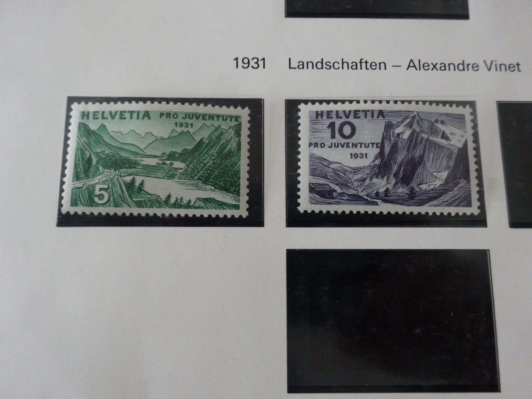 Alle Briefmarken: Pro Juventute1 Seite 4 Marken1930 1931  gest. – Gebraucht aus Neerach von jenny062 2