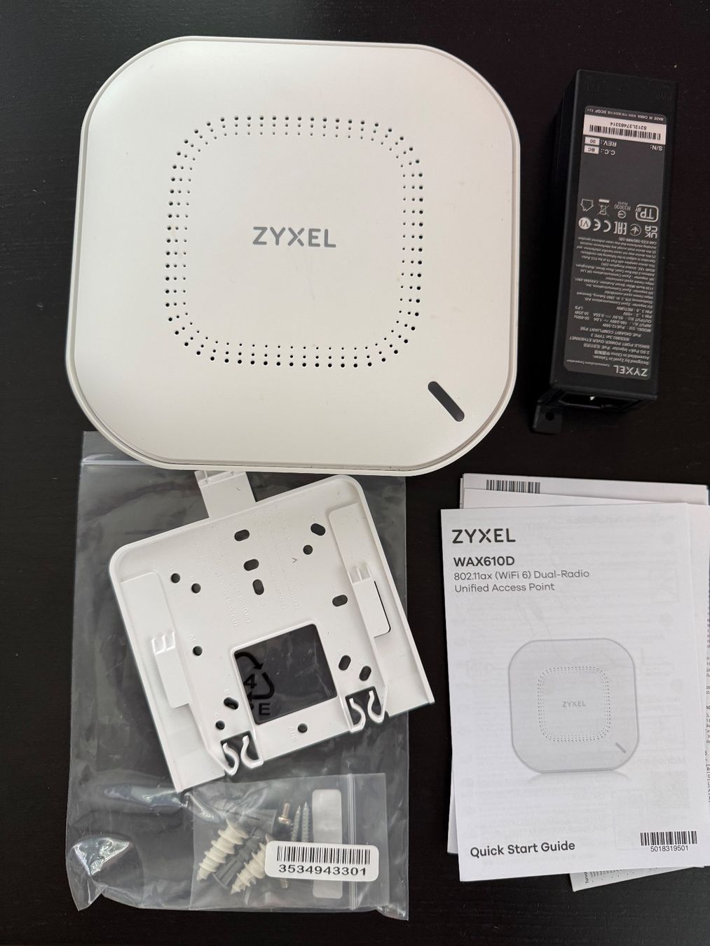 Zyxel WiFi: Zyxel WAX610 D - WiFi 6 Access Point – Usato da Lenzburg venduto da oeko_sale