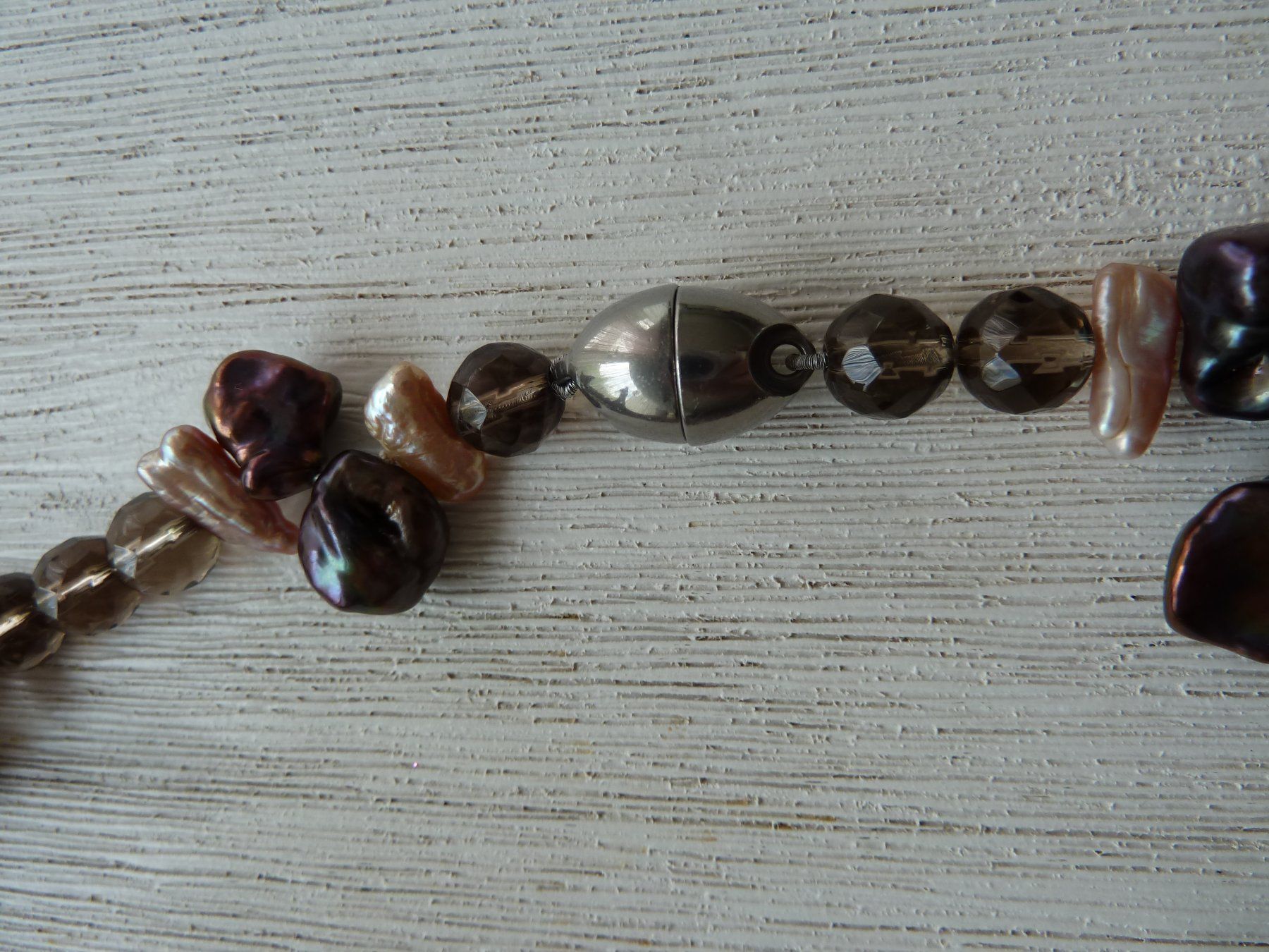 Ketten: Perlen Schmuck Perlen Rauchquarz Collier echte  Kette – Gebraucht aus Meiringen von Lifestyle55 7