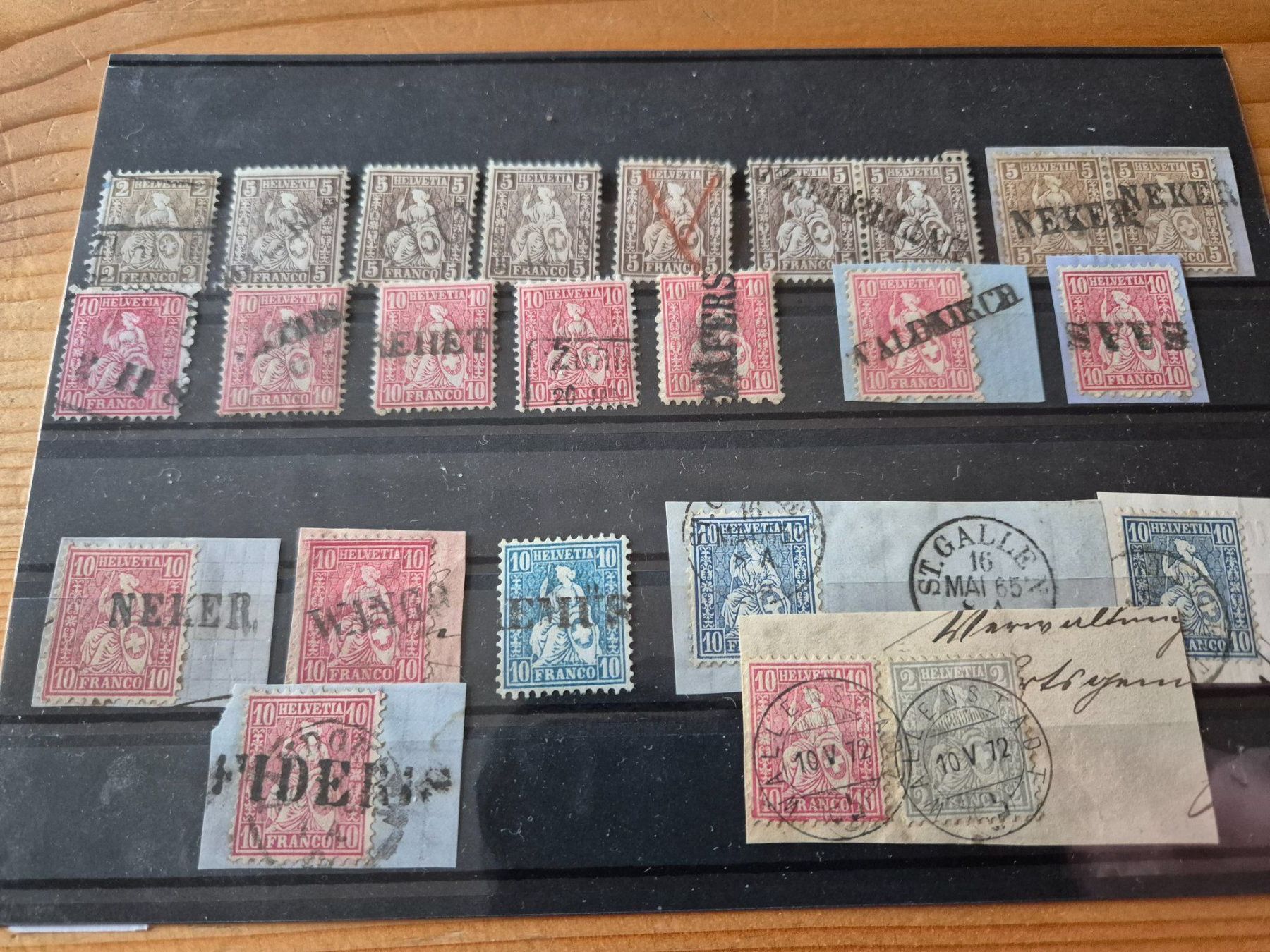 Tutti i francobolli: CH-Briefmarken STempellot Zustand gemäss Bilder E2 – Usato da Oberuzwil venduto da ceeg7