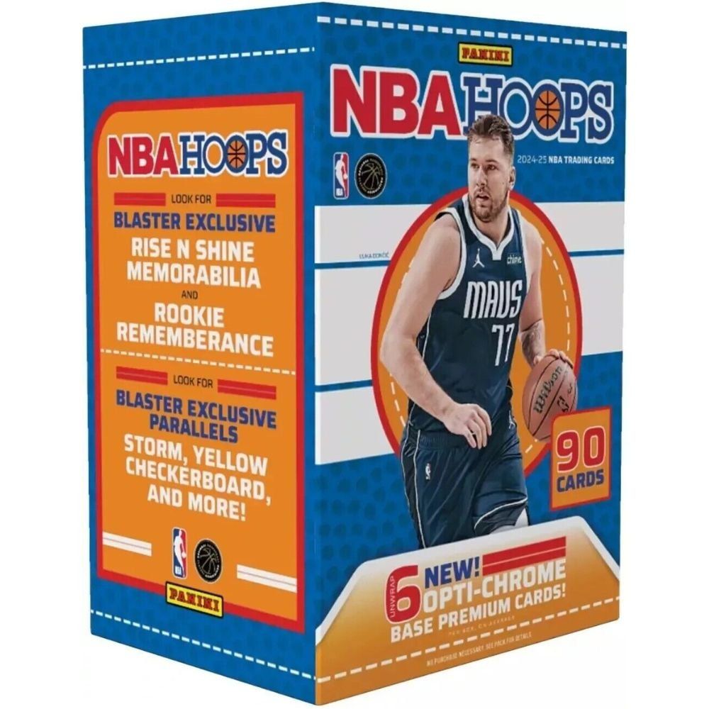 Nba Carte collezionabili: 2024-25 NBA Hoops Basketball Blaster Box – Nuovo e nell'imballaggio originale da Genève venduto da Cardtreasure