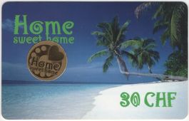 30 CHF Home sweet home - Prepaid Telefonkarte mit KLEBER