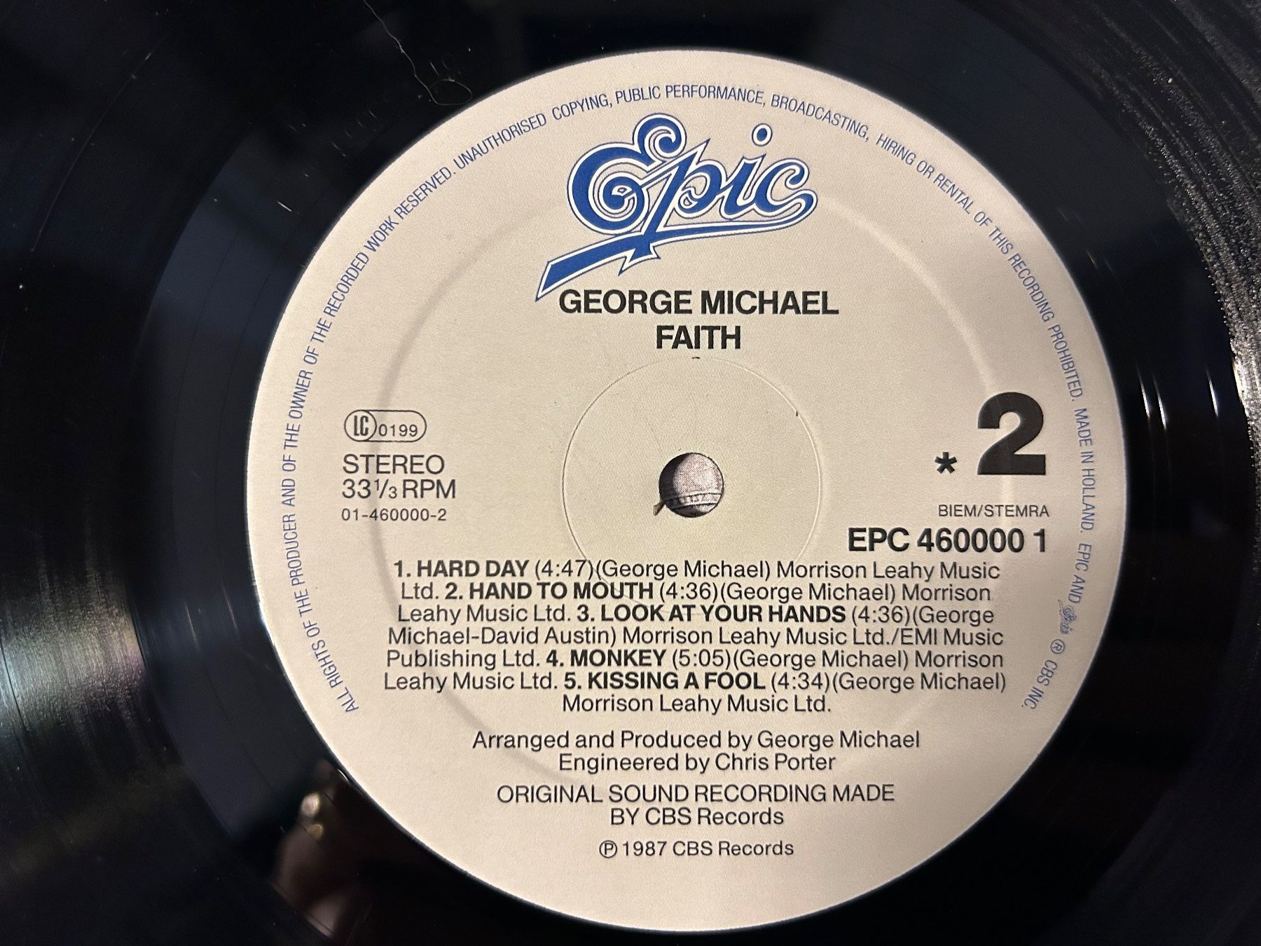 Dischi in vinile: George Michael - Faith  Vinyl Schallplatte – Usato da Aesch BL venduto da BlueMusicRecords 6