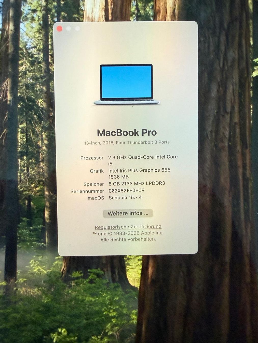 Apple Notebook: MacBook Pro 13" Space Grau, Top Zustand – Usato da Zürich venduto da yurt7 4