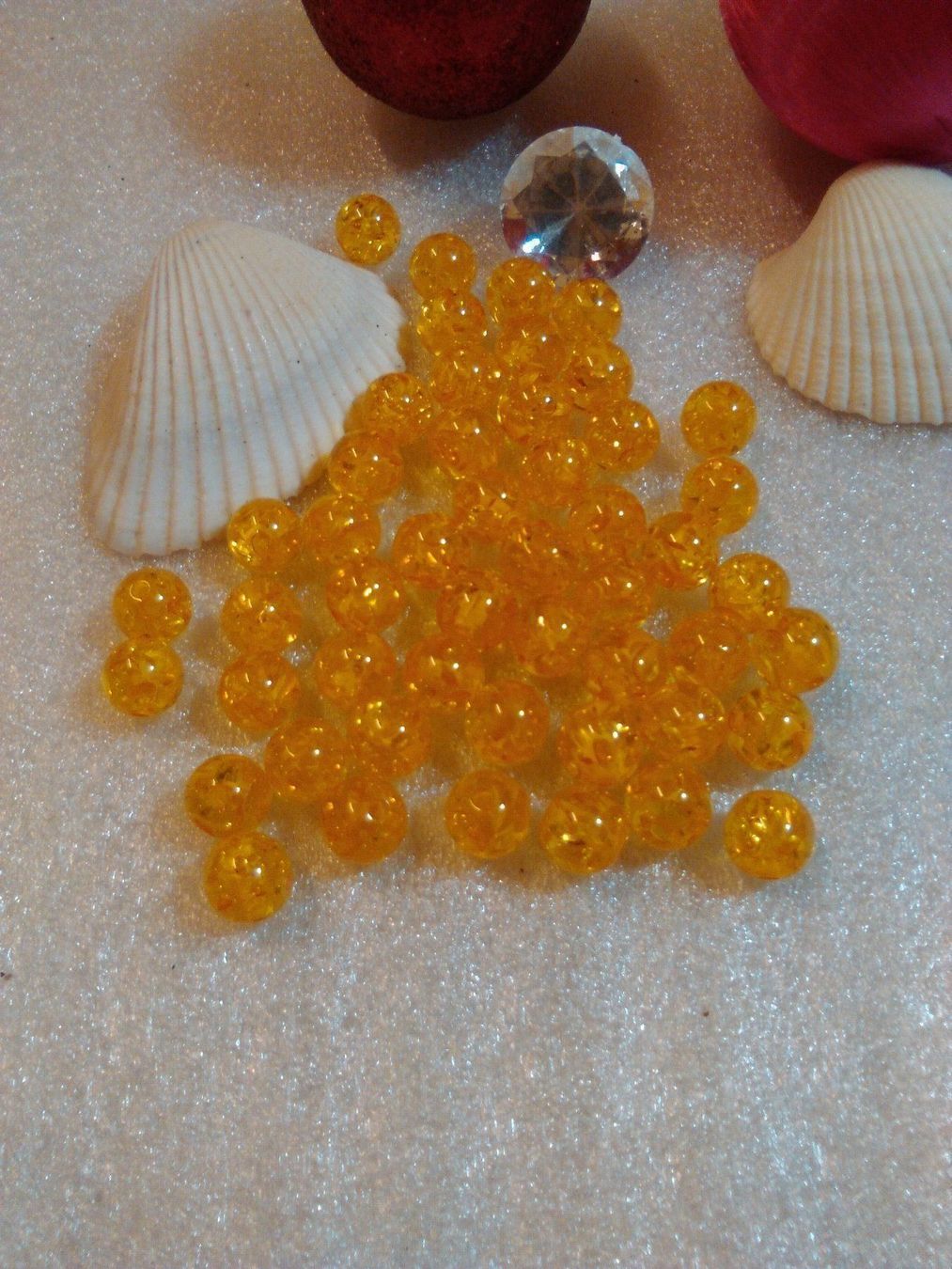 Pietre preziose: BEADS AMBER NATURAL;GELB FARBE – Nuovo (secondo la descrizione) da Basel venduto da bijoutrie_4 6