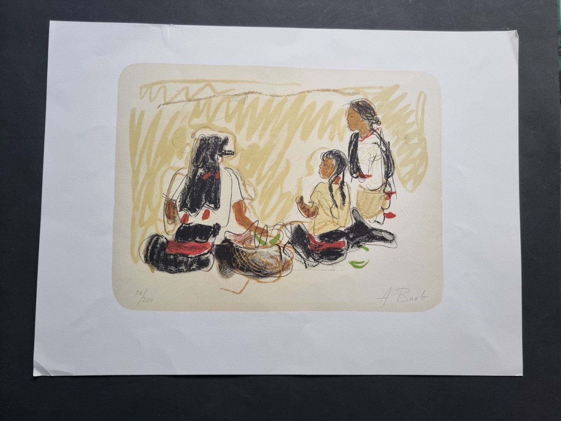 Arts picturaux & lithographies: ANTON BUEB LITHOGRAPHIE SIGNIERT NUMMERIERT – D'occasion à Gersau par kunst-online 2