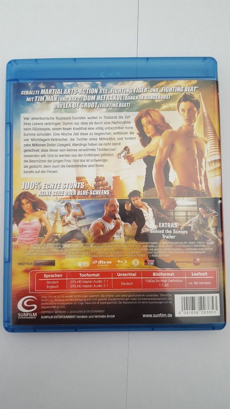 Alle DVDs: Bangkok Adrenalin BluRay – Gebraucht aus Füllinsdorf von master_mind 1