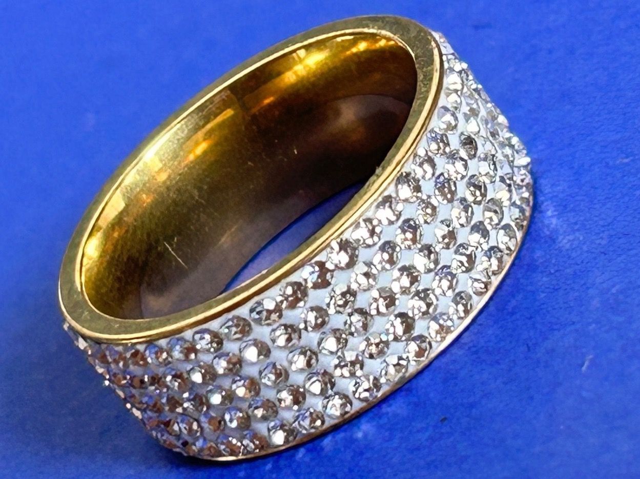 Anelli: Ring vergoldet Steinkranz konstant(54.5) – Nuovo e nell'imballaggio originale da Laufen venduto da Bellebellezza 2
